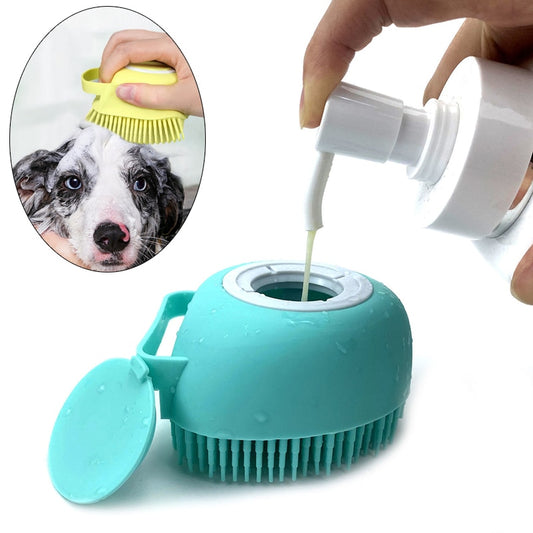 Cepillo silicona para mascotas